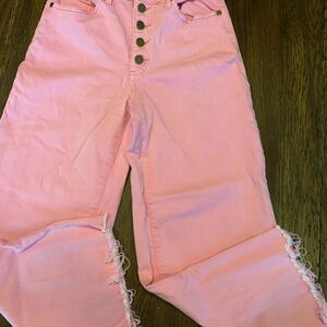 Pink High-Waisted Women's boutique Jeans